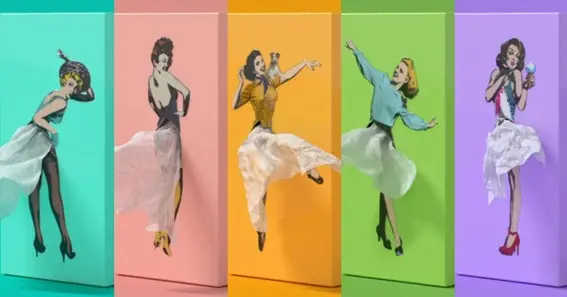 flying skirt tissue box